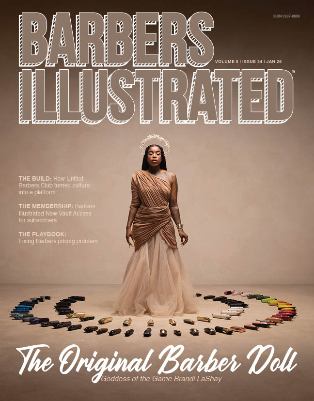 Barbers Illustrated Magazine February Issue Cover