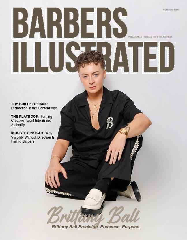 Barbers Illustrated Magazine February Issue Cover